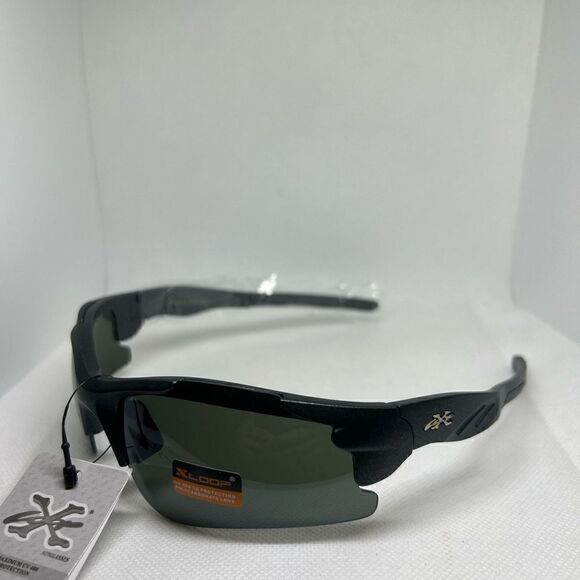 X-Loop Semi Rimless Wrap Sunglasses - Picture 1 of 3